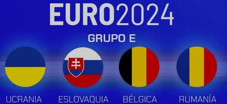 El grupo E de la Eurocopa 2024 con Bélgica la gran favorita