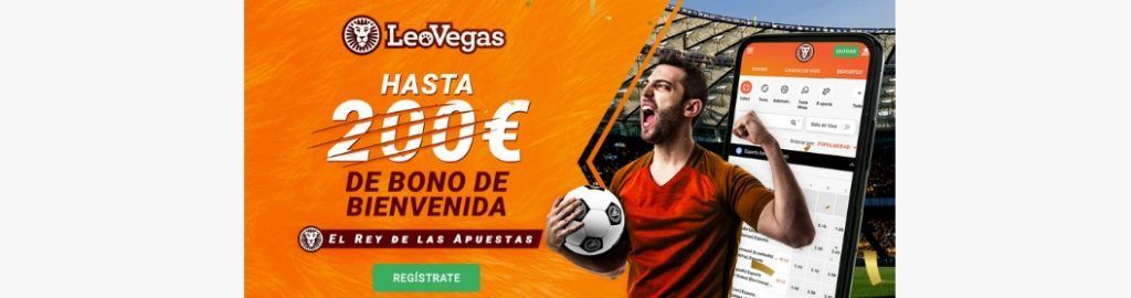 bono bienvenida 200 euros leovegas