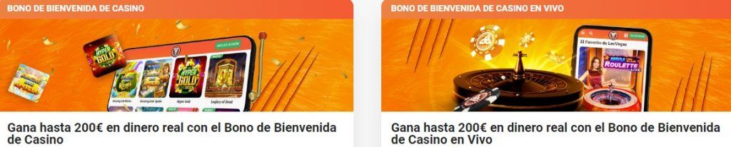 bonos casino leovegas