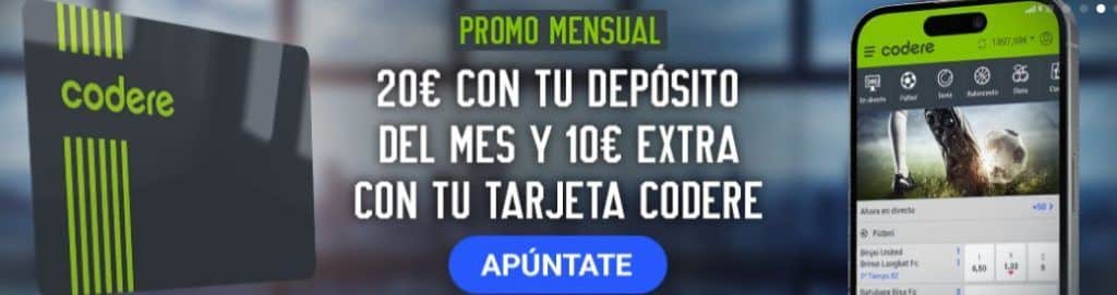 tarjeta codere