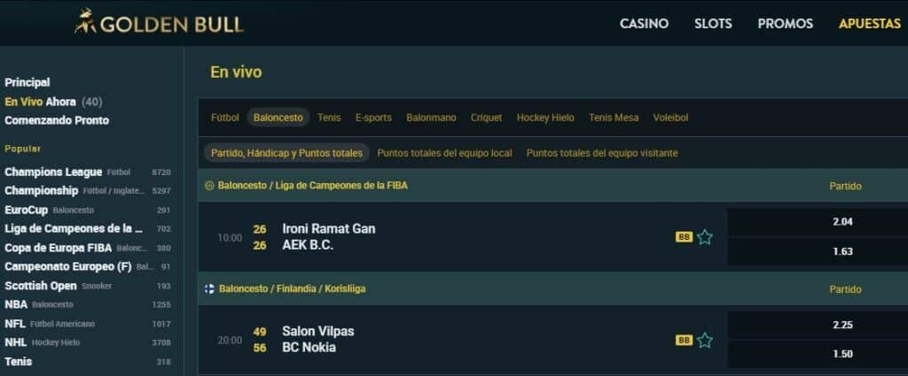 Opiniones casa apuestas Golden Bull