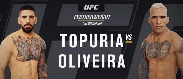 El favorito en las apuestas entre Ilia Topuria vs Oliveira