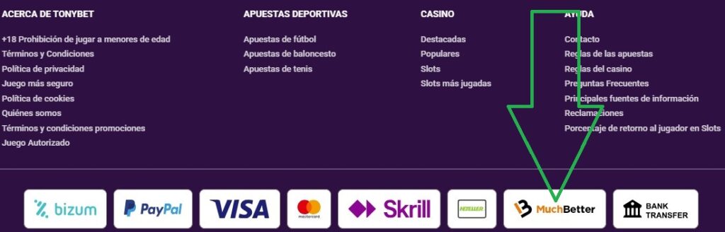 Casas de apuestas con MuchBetter