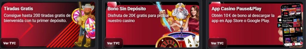 10 euros gratis sin depósito app casino pause